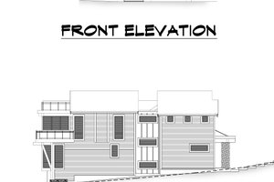 Exterior - Other Elevation 2 for Contemporary House Plan #1066-100 - 5 bed, 4 bath