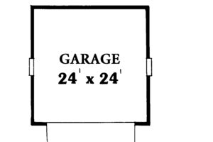 Floor Plan - Other Floor for Country House Plan #3-310 - 2 bed, 2 bath