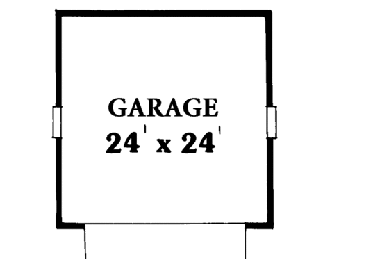 Floor Plan - Other Floor for Country House Plan #3-310 - 2 bed, 2 bath