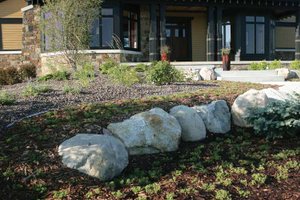 Exterior - Front Elevation 3 for Prairie House Plan #928-62 - 4 bed, 4 bath