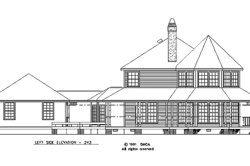 Home Plan - Exterior - Other Elevation for Victorian House Plan #929-145 - 4 bed, 3.5 bath