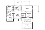 European Style House Plan - 3 Beds 2.5 Baths 2879 Sq/Ft Plan #928-156 
