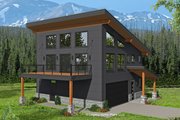 Contemporary Style House Plan - 2 Beds 2 Baths 1359 Sq/Ft Plan #932-339 