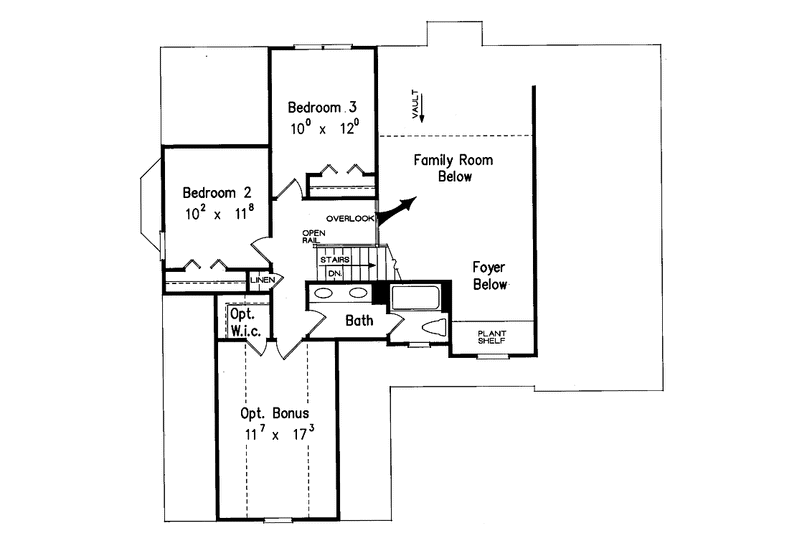 Architectural House Design - Floor Plan - Upper Floor for Traditional House Plan #927-221 - 3 bed, 2.5 bath