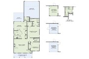 Traditional Style House Plan - 2 Beds 2 Baths 1593 Sq/Ft Plan #17-2419 