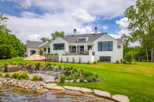 Exterior - Rear Elevation for Farmhouse House Plan #928-369 - 5 bed, 3.5 bath