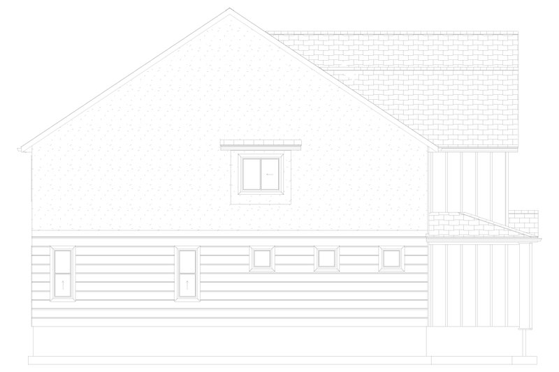 House Design - Exterior - Other Elevation 2 for Farmhouse House Plan #1060-320 - 12 bed, 8 bath