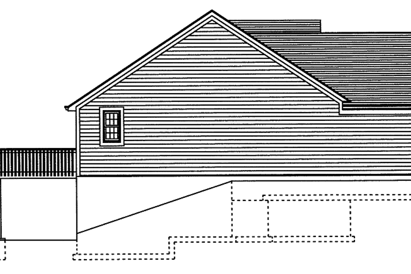 Home Plan - Exterior - Other Elevation for Ranch House Plan #46-768 - 3 bed, 2 bath
