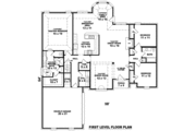 European Style House Plan - 3 Beds 2 Baths 2448 Sq/Ft Plan #81-1087 