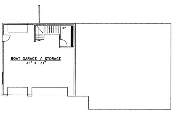 Floor Plan - Other Floor for Bungalow House Plan #117-290 - 4 bed, 3 bath