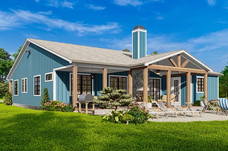 House Design - Exterior - Front Elevation 10 for Craftsman House Plan #54-591 - 3 bed, 2.5 bath