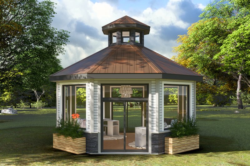 Dream House Plan - Craftsman Exterior - Front Elevation Plan #1060-205