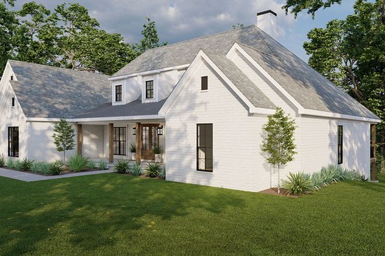 Exterior - Other Elevation 1 for Farmhouse House Plan #923-281 - 4 bed, 3.5 bath