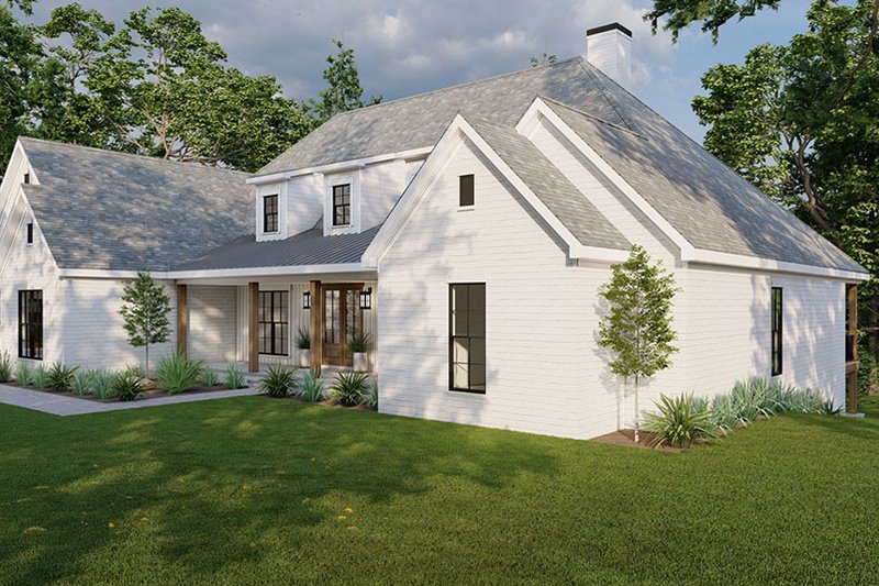 House Plan Design - Exterior - Other Elevation 1 for Farmhouse House Plan #923-281 - 4 bed, 3.5 bath