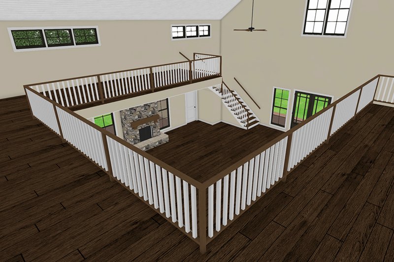 Dream House Plan - Interior Balcony