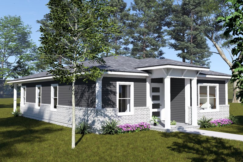 Architectural House Design - Exterior - Other Elevation 1 for Modern House Plan #513-2466 - 4 bed, 3 bath