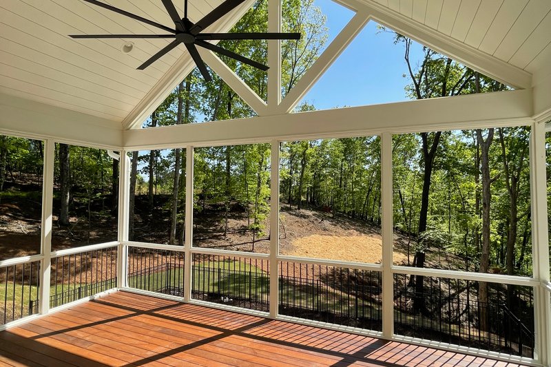 Architectural House Design - Exterior - Covered Porch for Farmhouse House Plan #437-129 - 3 bed, 3.5 bath