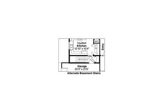 Floor Plan - Other Floor for Traditional House Plan #124-871 - 3 bed, 2 bath