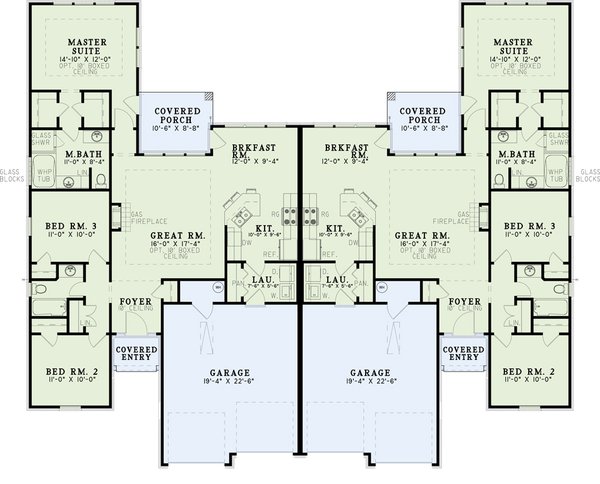 House Plan Design - European Floor Plan - Main Floor Plan #17-1080