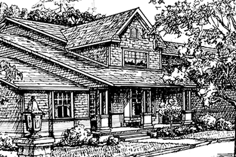 House Plan Design - Traditional Exterior - Front Elevation Plan #966-44