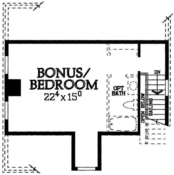 Dream House Plan - Colonial Floor Plan - Other Floor Plan #72-986