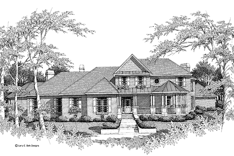 House Design - Colonial Exterior - Front Elevation Plan #952-138