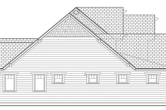 Exterior - Other Elevation 1 for Craftsman House Plan #453-621 - 3 bed, 2.5 bath