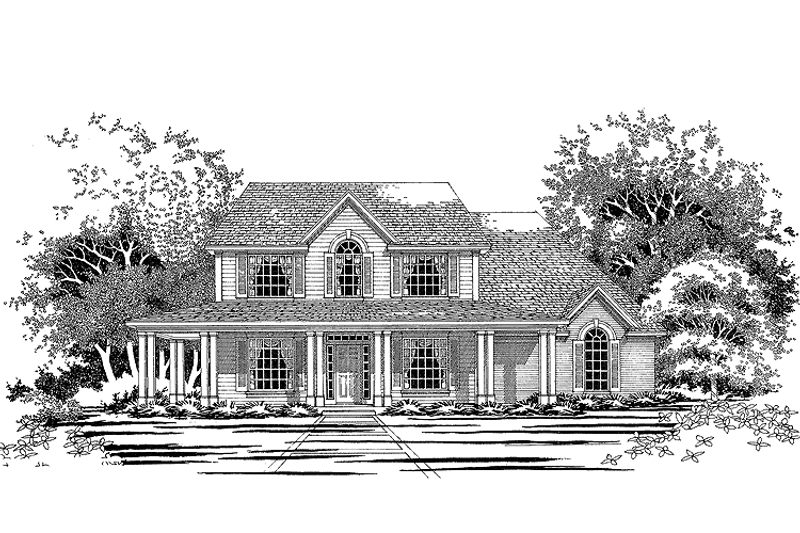 Dream House Plan - Country Exterior - Front Elevation Plan #472-154