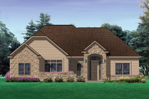 Traditional Exterior - Front Elevation Plan #1057-4