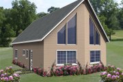Modern Style House Plan - 3 Beds 1 Baths 1335 Sq/Ft Plan #1-237 