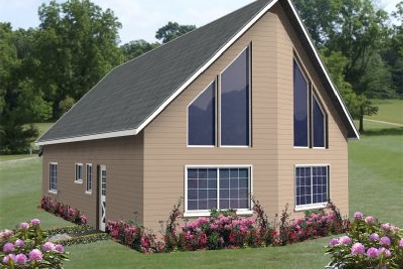 Modern Style House Plan - 3 Beds 1 Baths 1335 Sq/Ft Plan #1-237