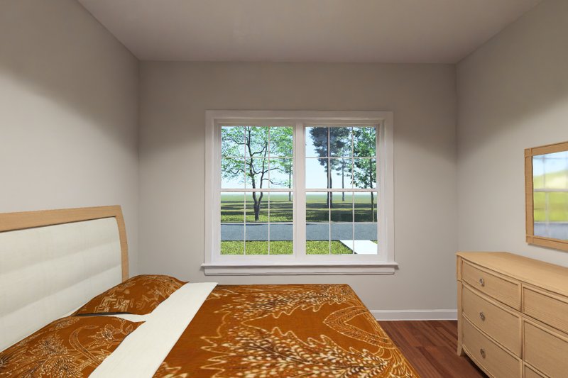 Architectural House Design - Interior - Bedroom for Cottage House Plan #513-2455 - 2 bed, 2 bath