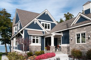 Exterior - Front Elevation 3 for Craftsman House Plan #928-282 - 2 bed, 2.5 bath