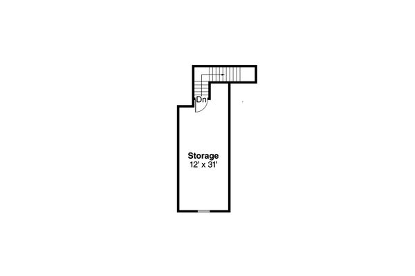 Ranch Floor Plan - Upper Floor Plan #124-1139