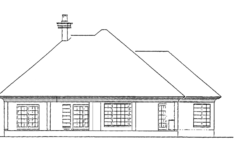 Dream House Plan - Exterior - Rear Elevation for Mediterranean House Plan #930-118 - 3 bed, 2 bath