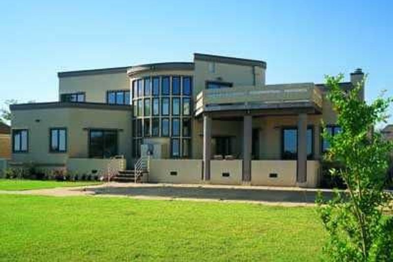Dream House Plan - Exterior - Rear Elevation for Modern House Plan #72-175 - 4 bed, 4 bath