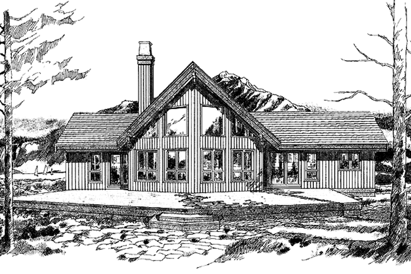 Architectural House Design - Exterior - Front Elevation Plan #47-942