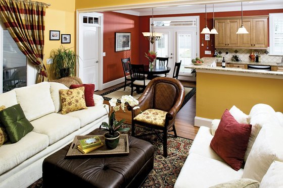 Interior - Family Room 1 for Country House Plan #929-502 - 4 bed, 2.5 bath