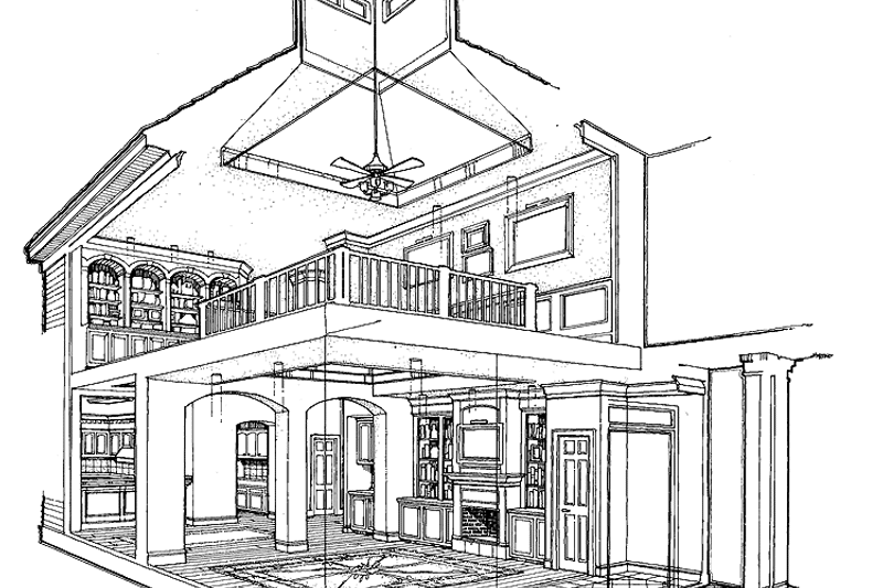 Home Plan - Interior - Other for Classical House Plan #952-3 - 3 bed, 2.5 bath