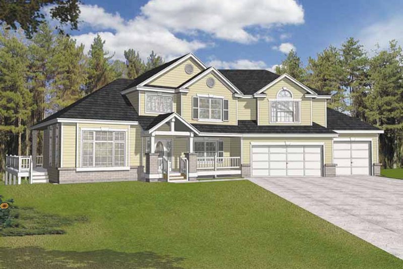 Dream House Plan - Traditional Exterior - Front Elevation Plan #1037-13