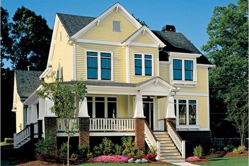House Blueprint - Exterior - Front Elevation 5 for Craftsman House Plan #927-935 - 4 bed, 3.5 bath