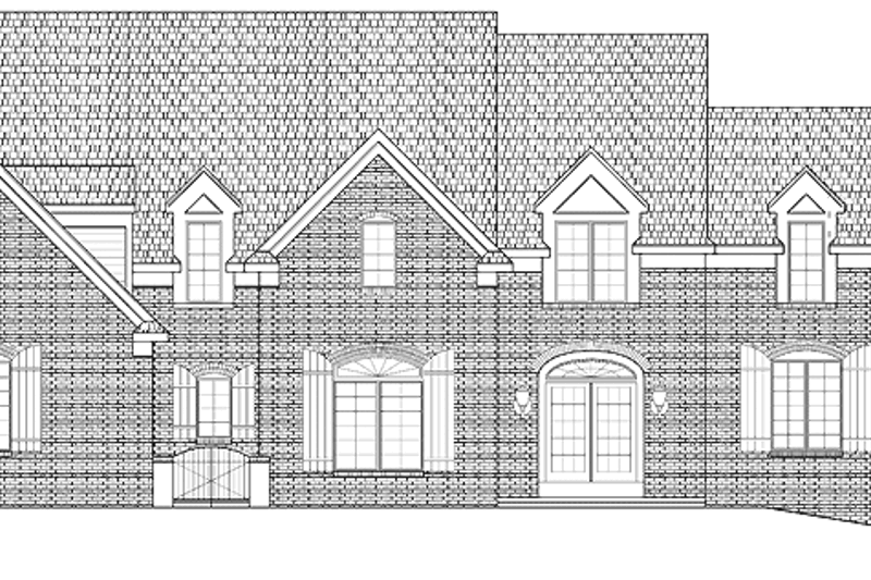 Architectural House Design - European Exterior - Front Elevation Plan #328-347