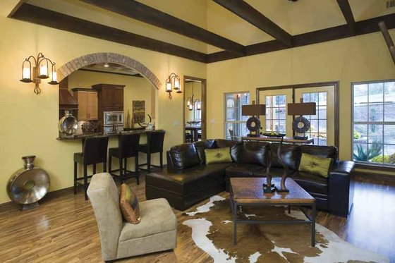Interior - Family Room 1 for Traditional House Plan #17-2779 - 4 bed, 2.5 bath
