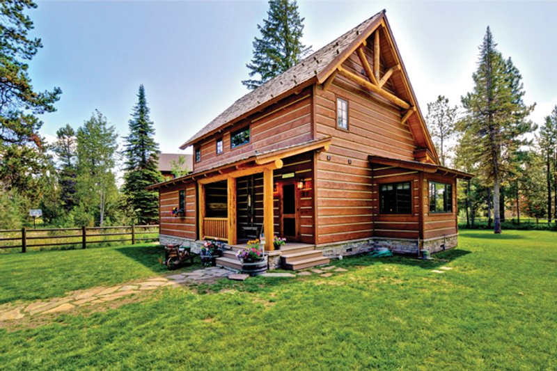 Architectural House Design - Exterior - Other Elevation 2 for Cabin House Plan #942-25 - 2 bed, 2 bath