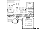 European Style House Plan - 3 Beds 3.5 Baths 2529 Sq/Ft Plan #928-89 