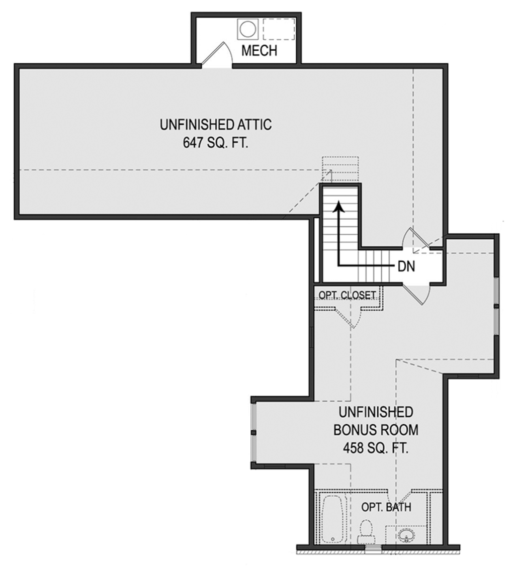 Craftsman Style House Plan 4 Beds 3 5 Baths 2251 Sq Ft