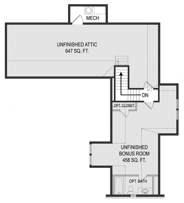 Architectural House Design - Craftsman Floor Plan - Other Floor Plan #119-425