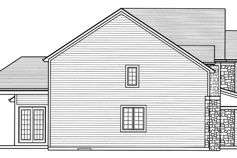 Home Plan - Exterior - Other Elevation 1 for Traditional House Plan #46-861 - 4 bed, 3.5 bath