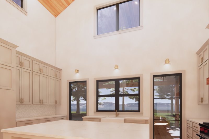 House Design - Interior - Kitchen 3 for Barndominium House Plan #1096-79 - 3 bed, 2 bath