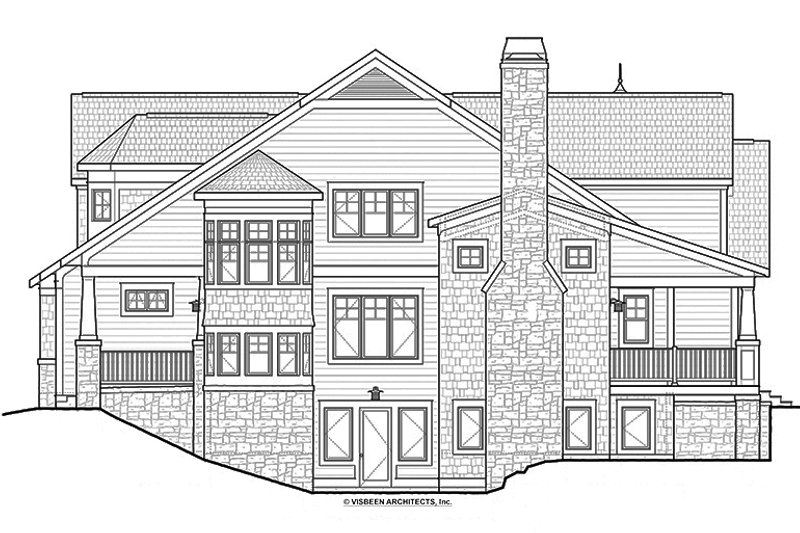 Architectural House Design - Exterior - Other Elevation for Traditional House Plan #928-271 - 4 bed, 3.5 bath